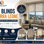 Best blinds in Sierra Leone - custom window blinds and curtains in Freetown